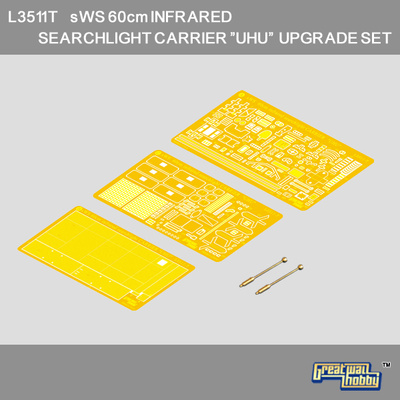 L3511T Great Wall Hobby 1/35 Kit of photo-etched parts for sWS 60cm infrared searchlight 