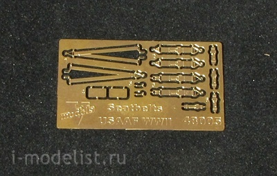 48005 Vmodels 1/48 Фототравление для  Seatbelts USAAF WWII