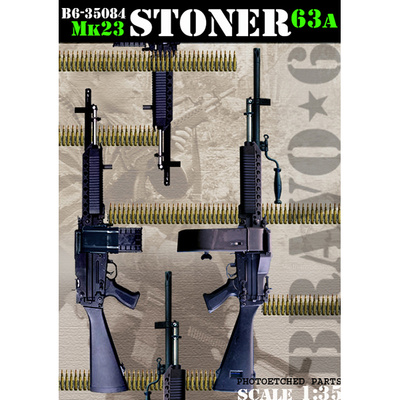 B6-35084 Bravo-6 1/35 Mk23 Stoner 63a / Mk23 Стоунер 63a