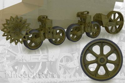 35012 Fury Models 1/35 suspension Assembly Kit for American light tank M3 / M3A1 / M5