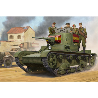 82496 HobbyBoss 1/35 Советский танк тип 26 Light Infantry Tank Mod.1935