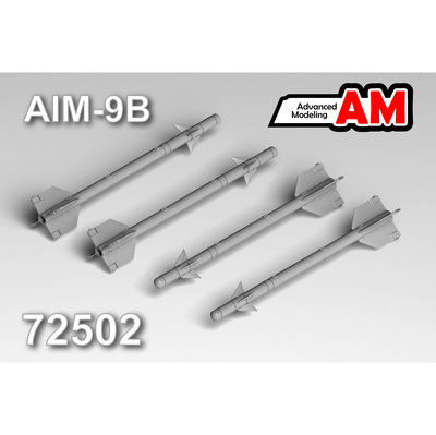 AMC72502 Advanced Modeling 1/72 Набор из 4-х моделей ракет AIM-9B