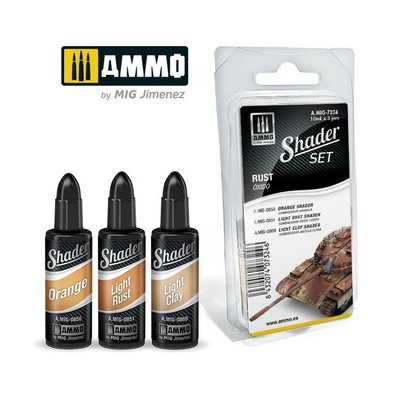 AMIG7324 Ammo Mig Набор красок SHADER Ржавчина