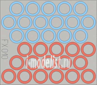 FX010 Eduard 1/48 Маска для Pz.IV wheel masks