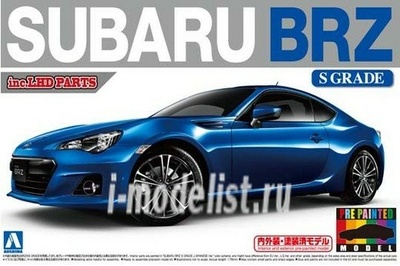 01007 Aoshima 1/24 Subaru BRZ'12 WR Blue Mica