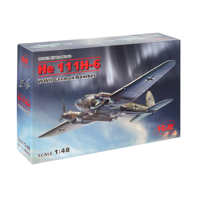 48262 ICM 1/48 Германский бомбардировщик 2МВ He 111H-6