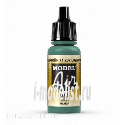 71267 Vallejo Paint Model Air Light Green RLM25 17 ml.