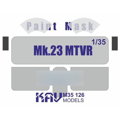 M35 126 KAV models 1/35 Окрасочная маска на остекление MTVR Mk.23 (Трубач)