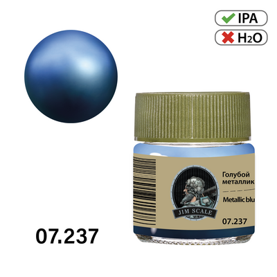 07.237 Jim Scale Голубой металлик спиртовой Metallic blue