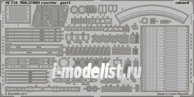 48718 Eduard 1/48 Фототравление MiGG-21BIS exterior