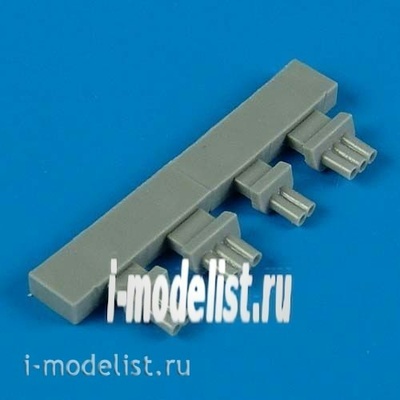 QB72 337 QuickBoost 1/72 add-on Kit F6F-3/5 Hellcat exhaust