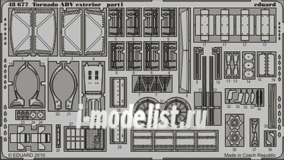 48677 Eduard 1/48 Фототравление Tornado ADV exterior
