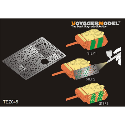 TEZ045 Voyager Model 1/35 Окрасочная маска для Notмецких AFV времен Второй мировой войны