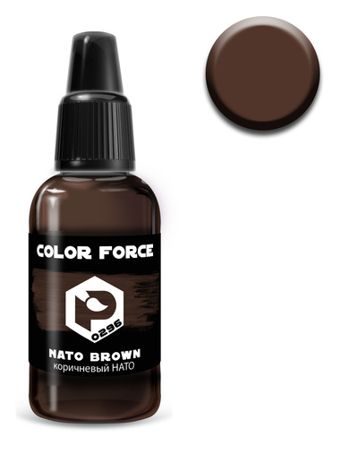 арт.0296 Pacific88 Краска для аэрографии Color Force Коричневый НАТО (Nato Brown)