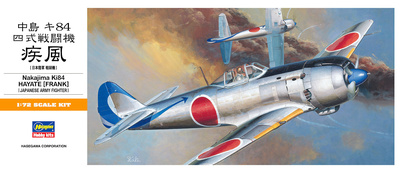 00134 Hasegawa 1/72 Nakajima Ki84 Hayate (FRANK)