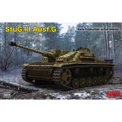 RM-5073 Rye Field Model 1/35 Немецкая противотанковая САУ StuG. III Ausf. G ранняя с полным интерьером