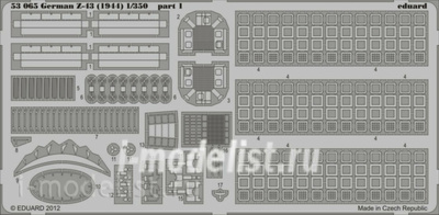 53065 Eduard 1/350 Фототравление для German Z-43 (1944)  1/350