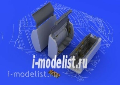648049 Eduard 1/48 Набор дополнений MiGG-21 wheel wells