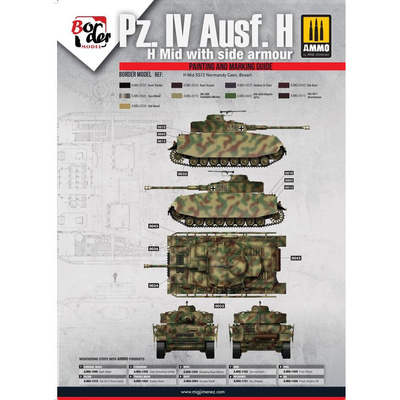 BD0109 Border Model 1/35 Камуфляжная маска для танка Pz.Kpfw IV Ausf. G