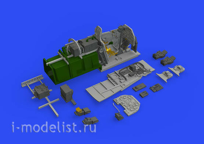 648522 Eduard 1/48 Набор дополнений P-51D кабина