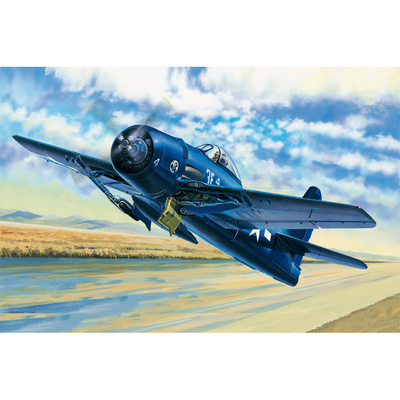 80356 HobbyBoss 1/48 Американский палубный истребитель F8F-1 Bearcat