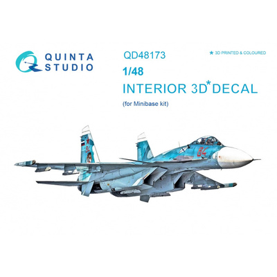 QD48173 Quinta Studio 1/48 3D Декаль интерьера кабины С-33 (для модели Minibase)