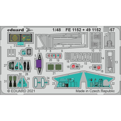 FE1152 Eduard 1/48 Фототравление для С-57