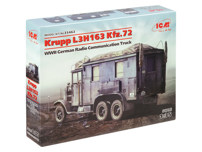 35462 ICM 1/35 Германский автомобиль радиосвязи, 2МВ Krupp L3H163 Kfz.72