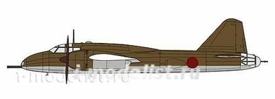 02052 Hasegawa 1/72 Mitsubishi Ki-109 Experimental Interceptor 107th Flight Regiment 
