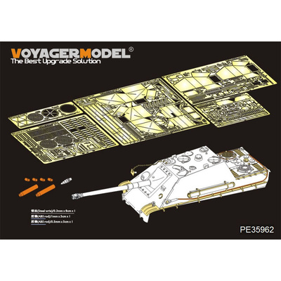 PE35962 Voyager Model 1/35 Photo Etching for Jagdpanther Version G2 Basic Add-on Kit