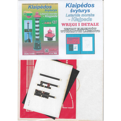 822L GPM 1/150 Дополнительные детали для Mayка Клайпеда / Klaipėdos jūrinis švyturys (Lietuva) - lazeriu pjautos