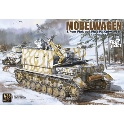 BT-007 Border Model 1/35 ЗСУ Möbelwagen 3.7cm Flak auf Fgst. Pz.Kpfw. IV (Sf)