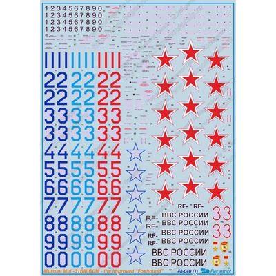 48040 Begemot 1/48 Mikoyan MiGG-31BM (BSM)