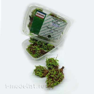 3063/4 DasModel 1/35 Bushes summer, mix. 8pcs (bright green)