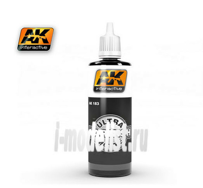 AK183 AK Interactive Ультра матовый лак ULTRA MATTE FINISH TOP QUALITY VARNISH (ультра матовый высококачественный лак )