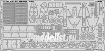 32333 Eduard 1/32 Фототравление для P-61A/B exterior