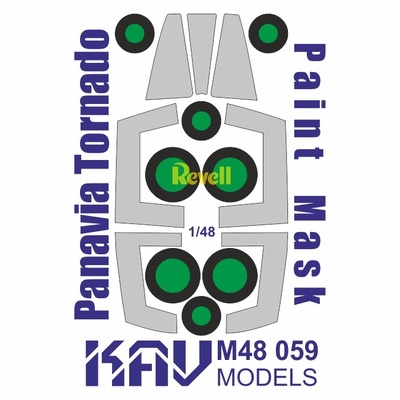 M48 059 KAV Models 1/48 Окрасочная маска на Panavia Tornado (Revell)