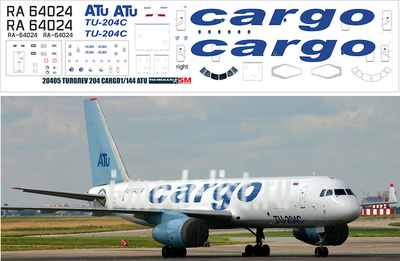 204-05 PasDecals 1/144 Декаль на Тушка 204/214 CARGO АТУ