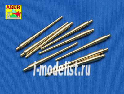 RE-350 L05 Aber 1/350 Set of 9pcs 406mm long barrels for Us ships: North Carolina, Washington
