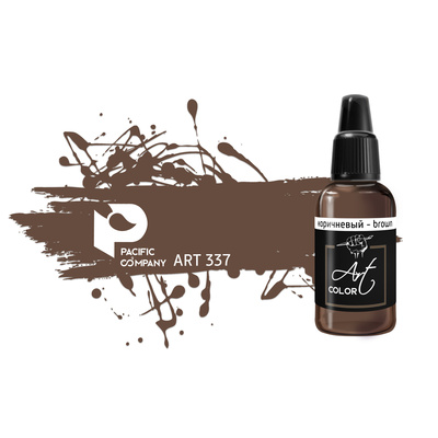 ART337 Pacific88 Краска акриловая коричневый (brown)