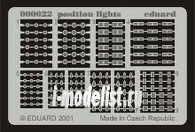 00022 Eduard Инструмент Position lights