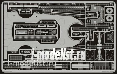 53004 Eduard 1/350 Фототравление для Tirpitz  1/350   