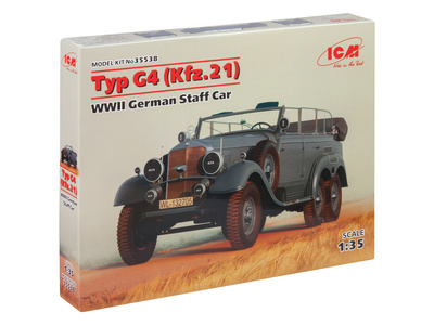 35538 ICM 1/35 Германский штабной автомобиль 2 МВ Tип G4 (Kfz.21)