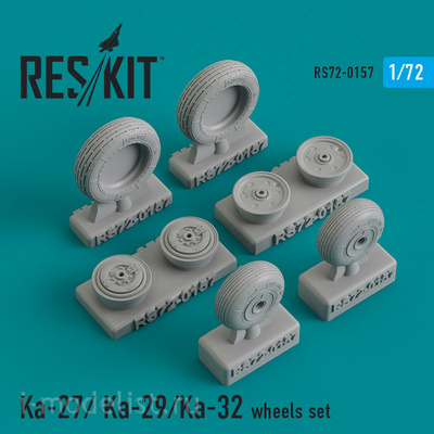 RS72-0157 RESKIT 1/72 K@-27/K@- 29/K@-32 смоляные колеса