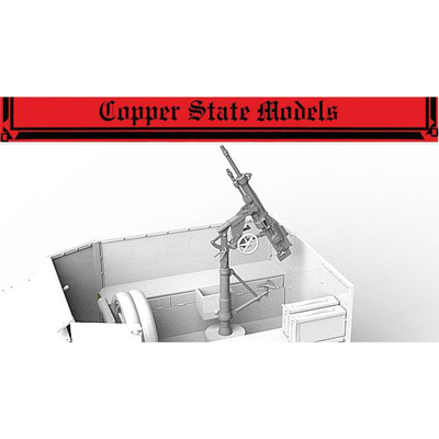 A35-026 Copper State Models 1/35 Зенитный пулемет St. Etienne для французского бронеавтомобиля образца 1914 года