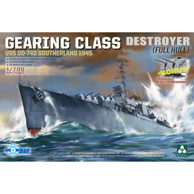 SP-7057 Takom 1/700 Эсминец USS Southerland (DD-743)