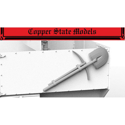 A35-027 Copper State Models 1/35 Кирка и лопата