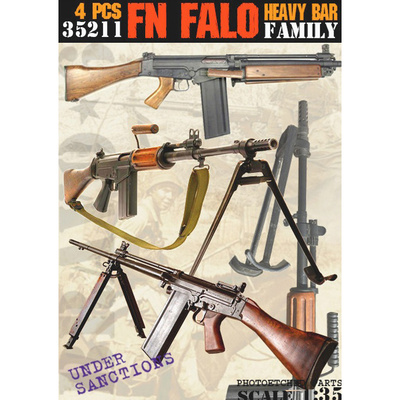 B6-35211 Bravo-6 1/35 Семейство тяжелых стволов FN-FALO / FN-FALO Heavy Barrel Family