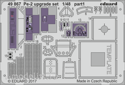 49867 Eduard photo Etching for 