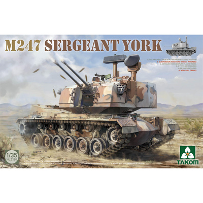 2160 Takom 1/35 Американская САУ M247 Sergeant York